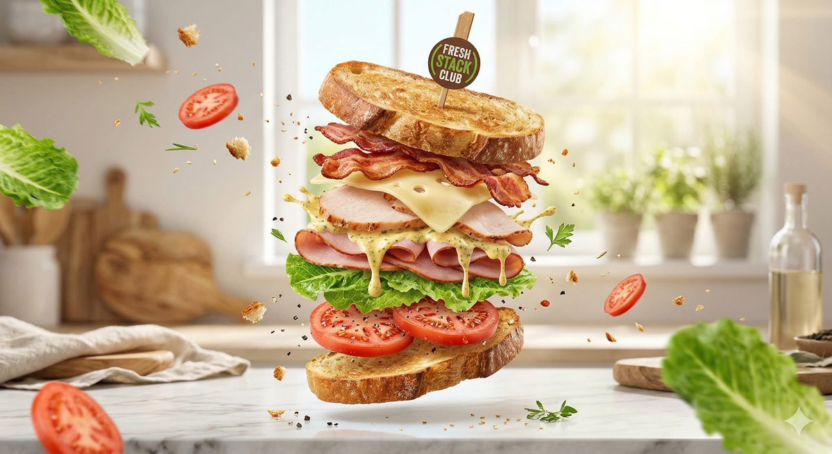 Floating Sandwich Advertisement