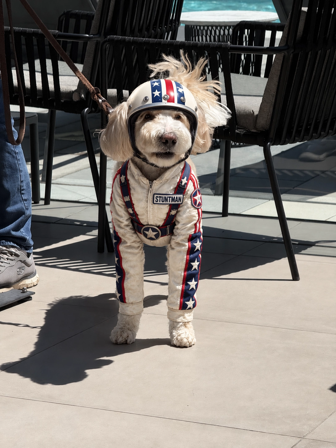 Pet photo to stunt-dog